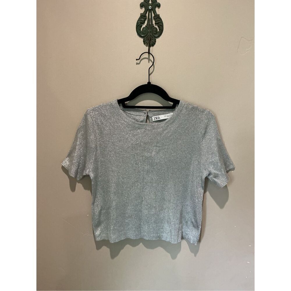 ZARA silver Top - Picture 2 of 3